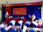 Đại hội chi bộ lần thứ VII nhiệm kỳ 2015-2020.