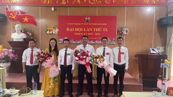 Trường PTDTNT THPT Điện Biên Đông tổ chức Đại hội lần thứ IX nhiệm kỳ 2025-2030