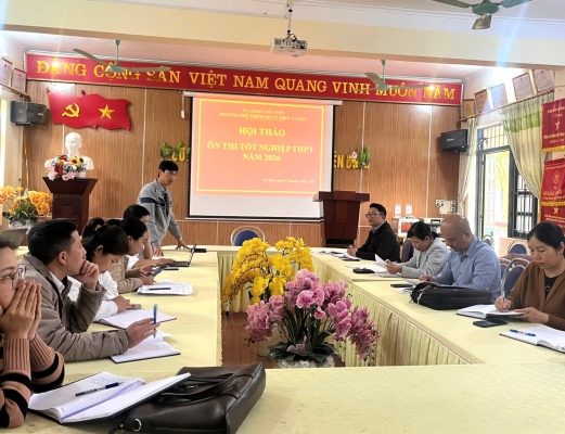 TRƯỜNG PTDTNT THPT NA SON TỔ CHỨC HỘI THẢO “NÂNG CAO CHẤT LƯỢNG VÀ KẾT QUẢ ÔN THI TỐT NGHIỆP THPT NĂM 2026”